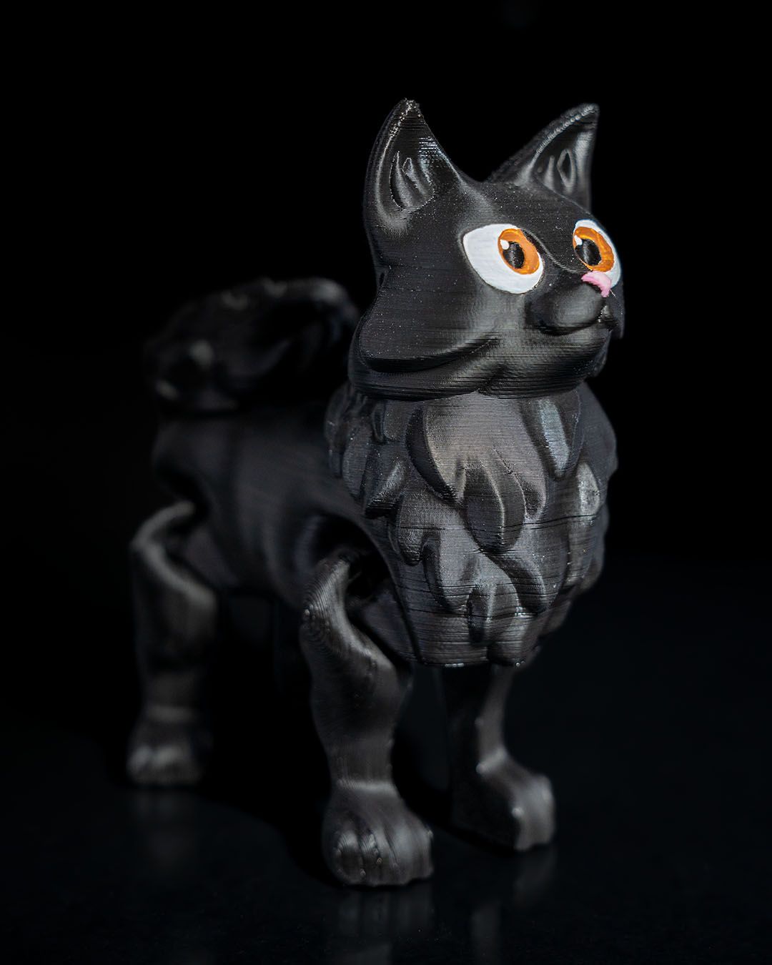 Fluffy Articulated Kitten · view 3