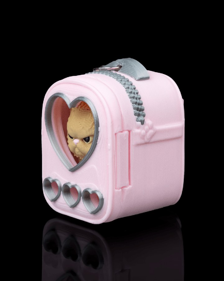 Sweetheart Persian Cat Backpack · view 3